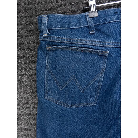 Wrangler Pro Gear Jeans Men 42x30 Blue Brush Guard Upland Briar Hunting Outdoors - Picture 11 of 13